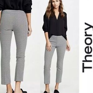 Theory Houndstooth Classic Skinny Pant Size 4
